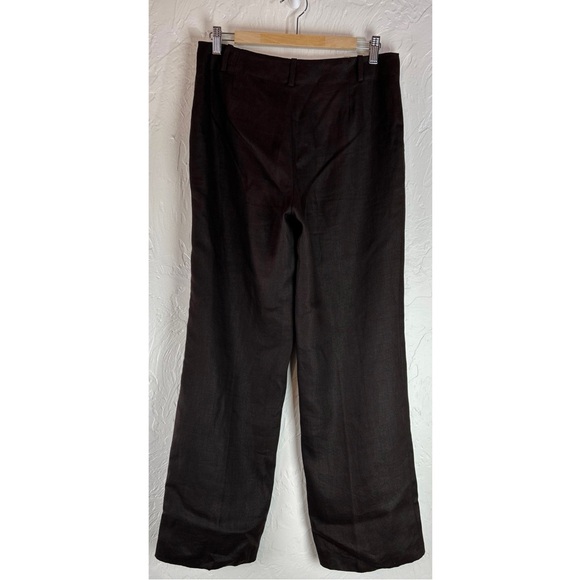 Lauren Ralph Lauren Women's Sanderson Linen Trouser Pants Workwear Office,size 6 - Picture 6 of 9